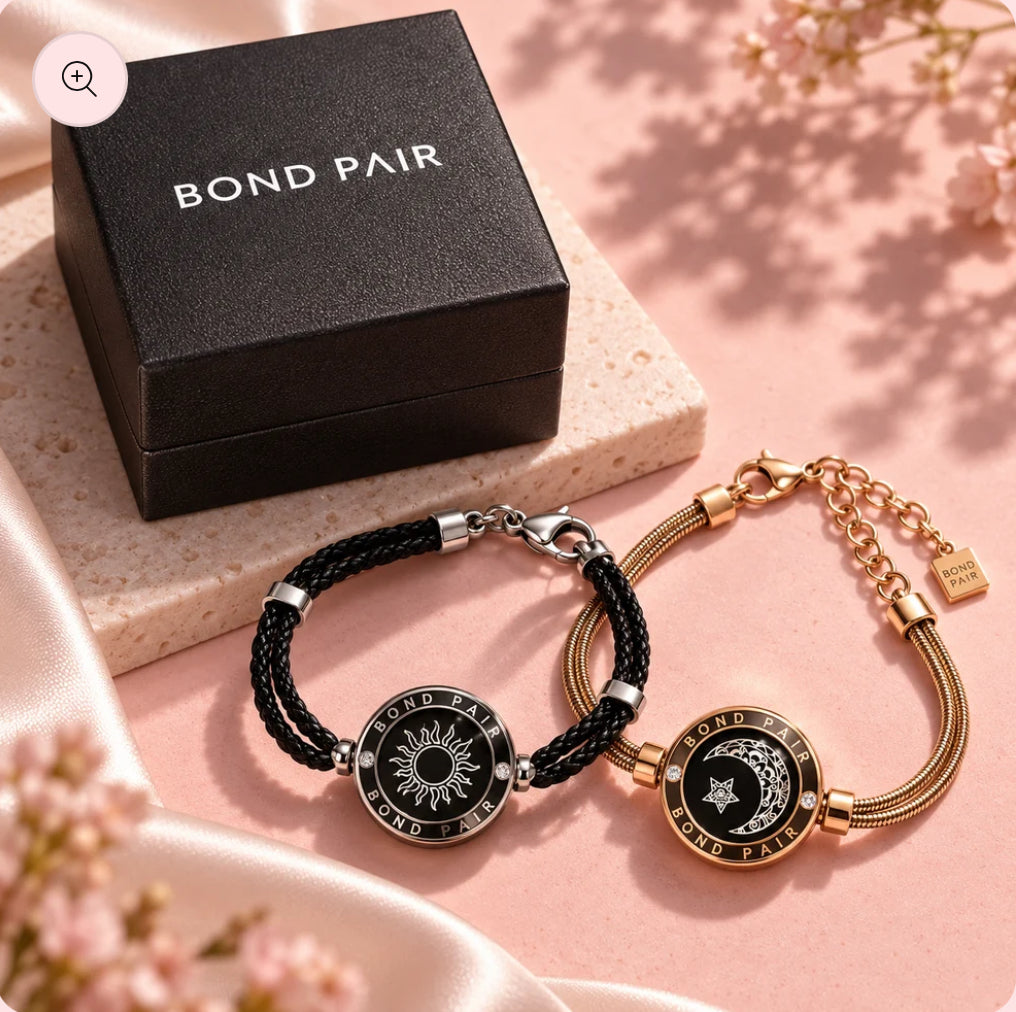 SUN&MOON ELECTRIC COUPLE VIBRATING BRACLETS