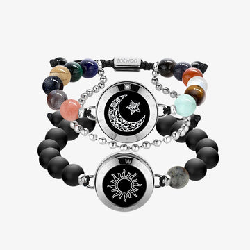 SUN&MOON ELECTRIC COUPLE VIBRATING BRACLETS
